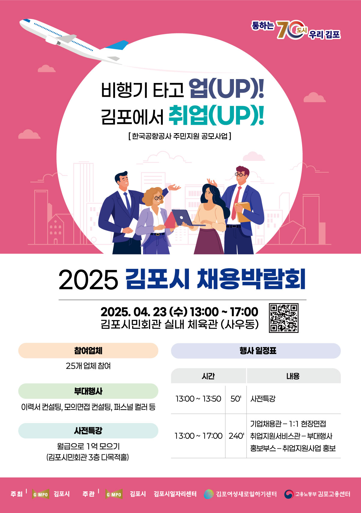 2025년 김포시 채용박람회 안내 이미지 1