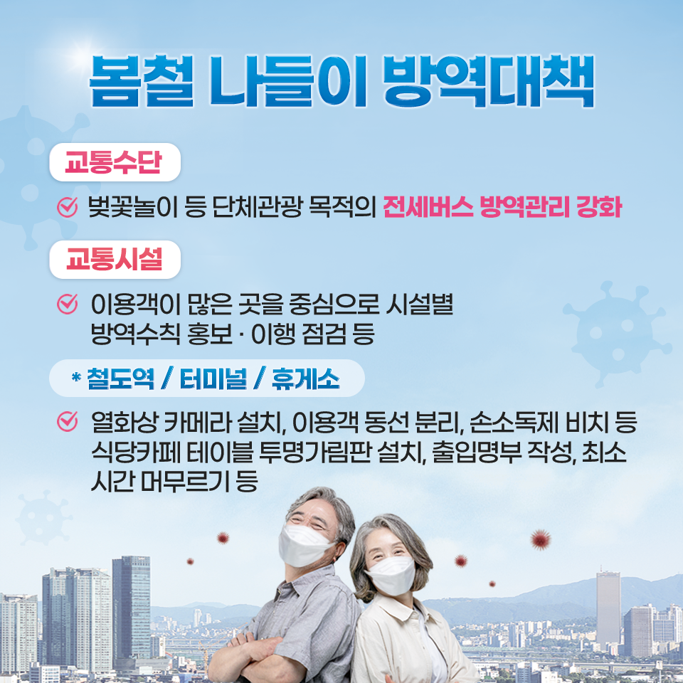 [코로나19] 봄철나들이 특별 방역대책 이미지 2