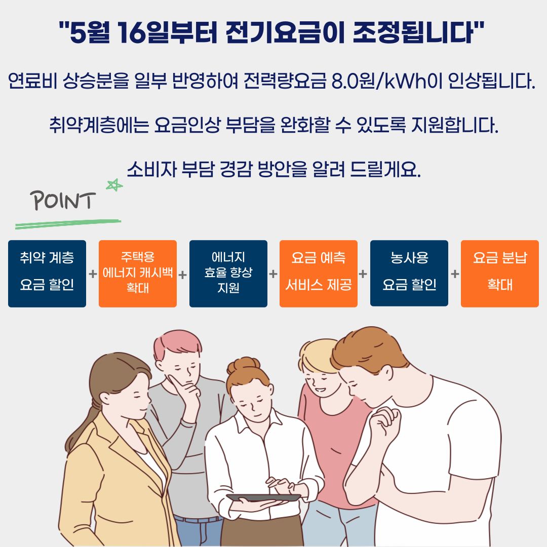 [한국전력공사] 전기요금 인상 안내 이미지 2