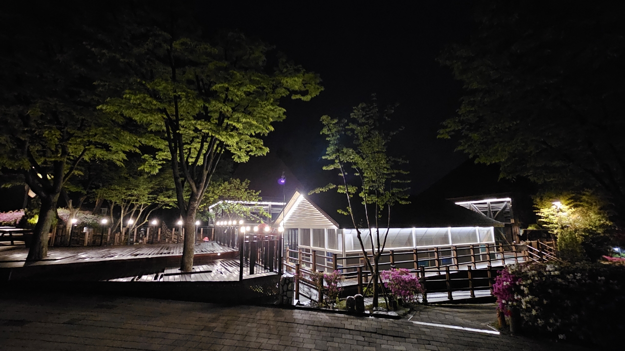 태산패밀리파크 야간 경관 조명 설치 완료 이미지 3