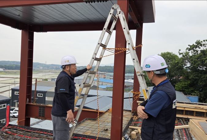 김포시, 건설현장 추락사고 예방 2차 합동점검 실시 이미지 1
