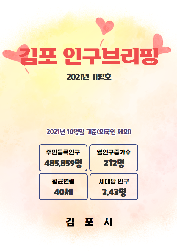 인구브리핑 2021년 11월호 이미지