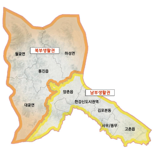 도시공간구조 설정 사진